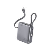 4smarts Pocket Dual Cord 22.5W PowerBank - 10.000 mAh - Space Grey