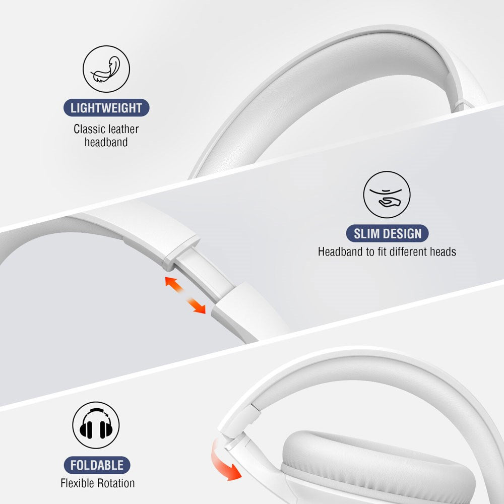 4smarts True Wireless SkyBuds Wave Over-Ear Høretelefoner - Hvid