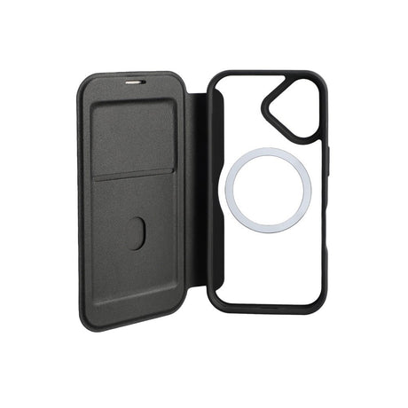 4smarts iPhone 17 Urban Pro Cover - MagSafe Kompatibel - Gennemsigtig / Sort