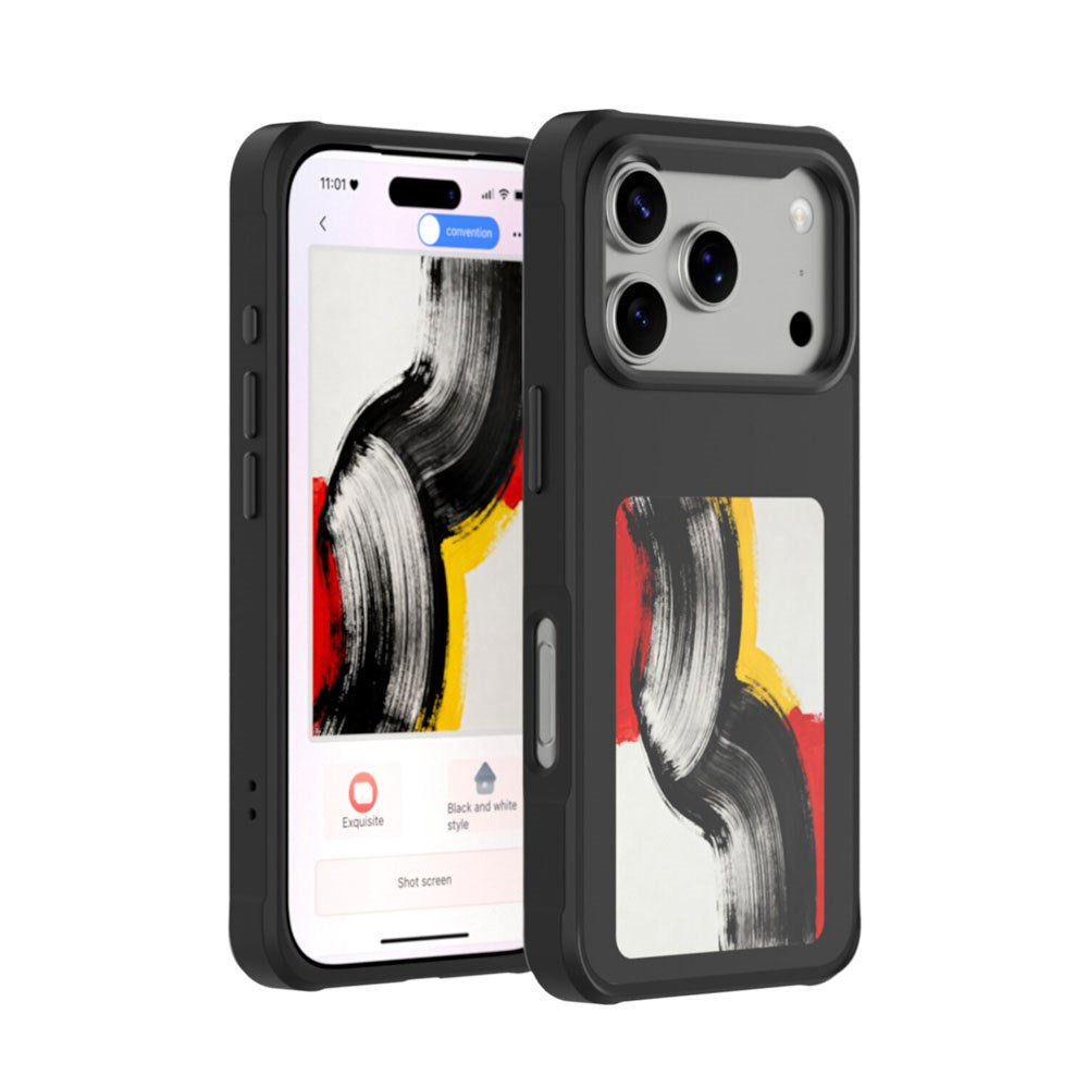 iPhone 17 Pro 4smarts E-Ink Bagside Cover - MagSafe Kompatibel - Sort