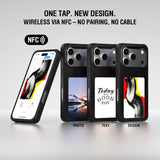 iPhone 17 Pro 4smarts E-Ink Bagside Cover - MagSafe Kompatibel - Sort