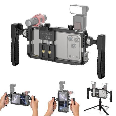 4smarts Universal Mobil Rig inkl. Bluetooth Fjernudløser - Sort