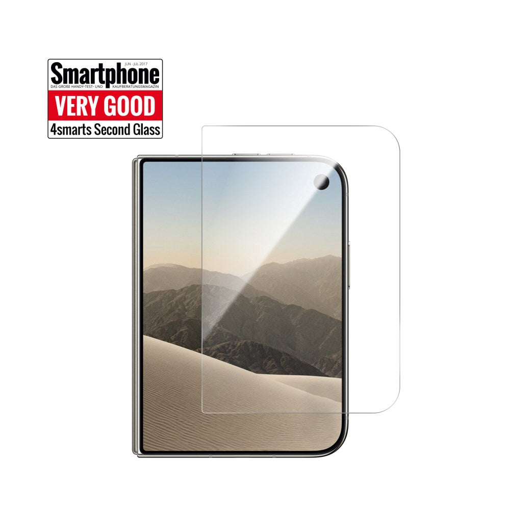 iPhone Duo 4Smarts Second Glass Skærmbeskyttelse m. Rengøringssæt & Monteringsramme - Gennemsigtig