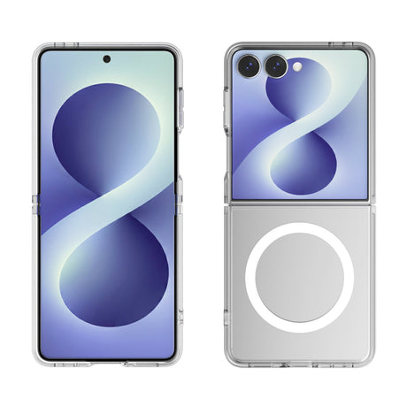 Samsung Galaxy Z Flip8 4Smarts 360° Protection Set m. Bagside Cover & Skærmbeskyttelse - Gennemsigtig