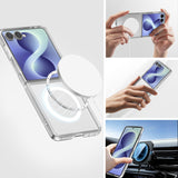 Samsung Galaxy Z Flip8 4Smarts 360° Protection Set m. Bagside Cover & Skærmbeskyttelse - Gennemsigtig