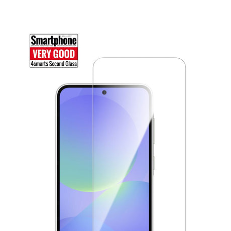 Samsung Galaxy A27 4Smarts Second Glass Skærmbeskyttelse m. Rengøringssæt - Gennemsigtig