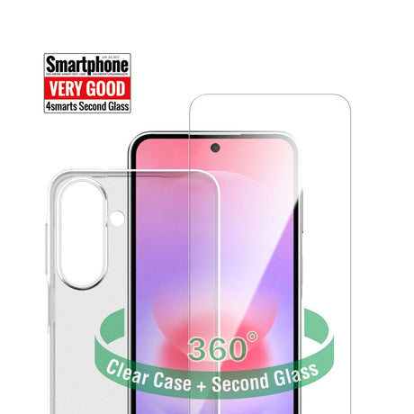 Samsung Galaxy A27 4Smarts 360° Protection Set m. Bagside Cover & Skærmbeskyttelse - Gennemsigtig