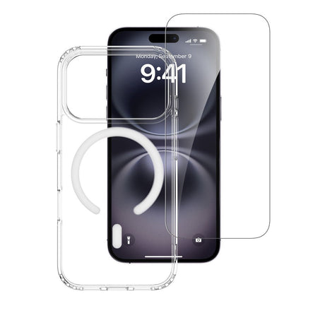 iPhone 18 Pro / 17 Pro 4Smarts 360° Protection Set m. Bagside Cover & Skærmbeskyttelse - MagSafe Kompatibel - Gennemsigtig
