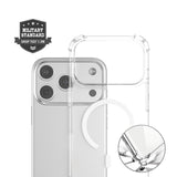 iPhone 18 Pro Max / 17 Pro Max 4Smarts IBIZA Hybrid Bagside Cover - MagSafe Kompatibel - Gennemsigtig