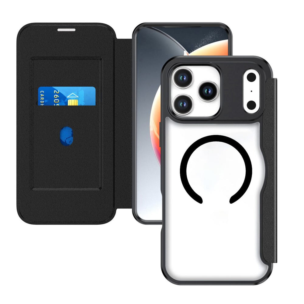 4smarts iPhone 18 Pro / 17 Pro Urban Pro Cover - MagSafe Kompatibel - Gennemsigtig / Sort