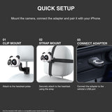 4Smarts 2-i-1 Trådløs Adapter m. Kamera til Apple CarPlay - Panda