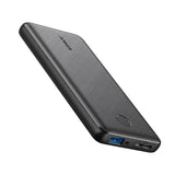 Anker Powerbank PowerCore 10.000 mAh 12W 1x USB-C & 1x Micro-USB - Sort