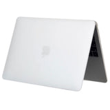 MacBook Air 13 M5/M4/M3/M2 (2026-2022) eSTUFF Hardshell Plastik Cover - Mat Gennemsigtig