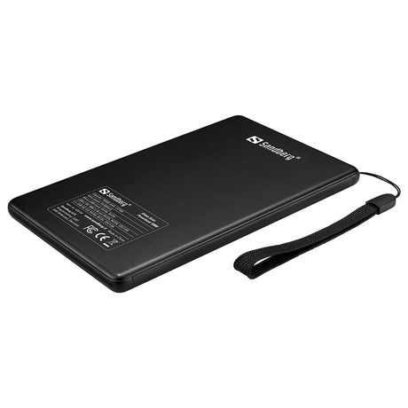 Sandberg Urban Solcelle Powerbank 18W - 2x USB-A QC 3.0 / USB-C (PD) - 10.000 mAh - Sort