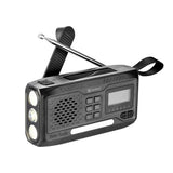 Sandberg Active Survivor Nødradio - 4500mAh Solcelle Powerbank - DAB / FM-Radio - Sort