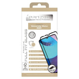 Motorola Moto E20 PANZER Premium Full-Fit Glass - Hærdet Glas - Sort Kant