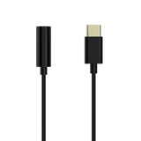 Sinox Pro USB-C til 3.5 mm Audio Adapter - 15cm - Sort