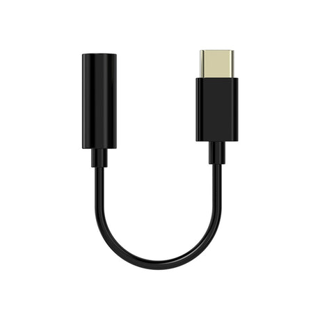 Sinox Pro USB-C til 3.5 mm Audio Adapter - 15cm - Sort