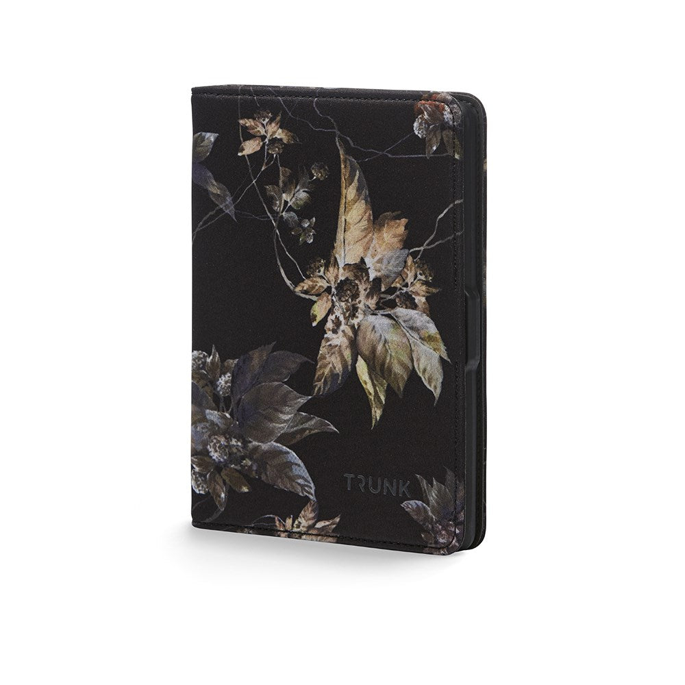 Kindle Paperwhite (2024) Trunk Tekstil Flip Cover - Black Flower