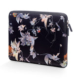 Trunk Neopren Sleeve til Bærbar PC 16" (37 x 25.5 x 2 cm) - Black Flower