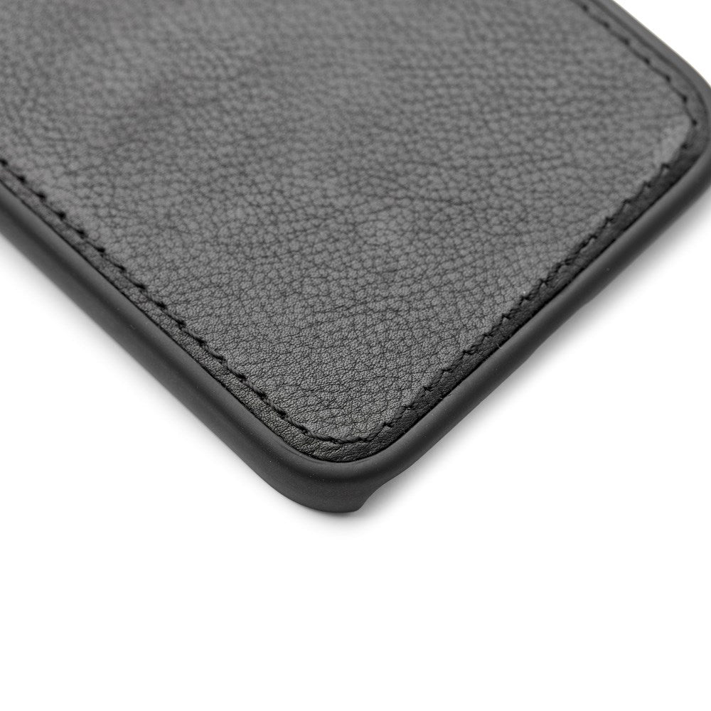 Trunk iPhone 11 Pro / XS / X Ægte Læder Cover - 2-i-1 Design - Sort