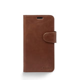 Trunk iPhone 12 Mini Ægte Læder Cover - 2-i-1 Design - Brun