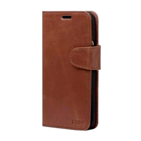 Trunk - iPhone 12 / 12 Pro 2-i-1 Wallet Flip Cover - Brun