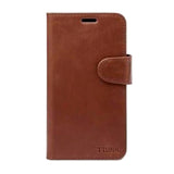 Trunk - iPhone 12 / 12 Pro 2-i-1 Wallet Flip Cover - Brun