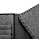 Trunk iPhone 12 Pro Max Ægte Læder Cover - 2-i-1 Design - Sort