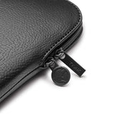 Trunk Vegansk Læder Sleeve til Bærbar PC 13" (30,5 x 22 x 2 cm) - Black Apple Peel