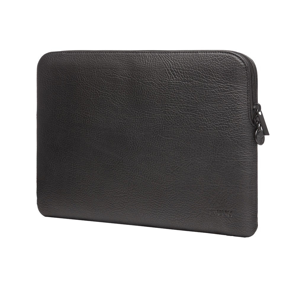 Trunk Vegansk Læder Sleeve til Bærbar PC 13" (30,5 x 22 x 2 cm) - Black Apple Peel