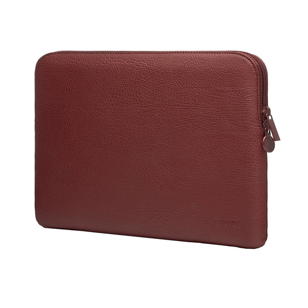 Trunk Vegansk Læder Sleeve til Bærbar PC 13" (30,5 x 22 x 2 cm) - Wine Red Apple Peel