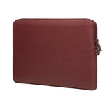 Trunk Vegansk Læder Sleeve til Bærbar PC 13" (30,5 x 22 x 2 cm) - Wine Red Apple Peel