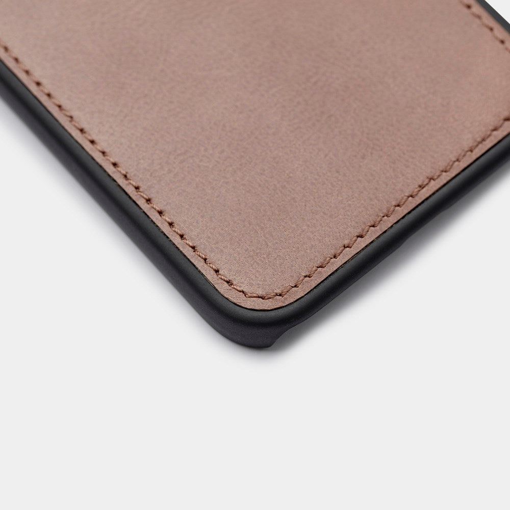 Trunk iPhone 13 Ægte Læder Cover - 2-i-1 Design - Brun