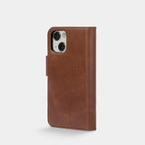 Trunk iPhone 13 Ægte Læder Cover - 2-i-1 Design - Brun