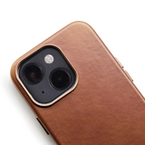 iPhone 13 Trunk Ægte Læder Bagside Cover - Brun