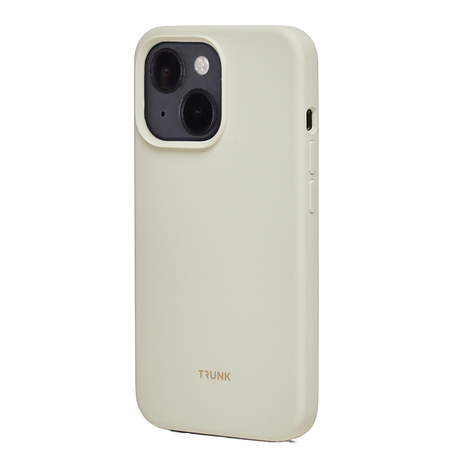 iPhone 13 Trunk Silikone Bagside Cover - Creme