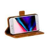 iPhone 8 Plus / 7 Plus / 6 Plus - dbramante1928 Copenhagen Ægte Læder Flip Cover m. Pung - Tan