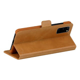 Samsung Galaxy S20 - dbramante1928 Copenhagen Slim Ægte Læder Flip Cover m. Pung - Tan