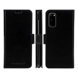 Samsung Galaxy S20 - dbramante1928 Lynge 2-i-1 Ægte Læder Flip Cover - Black