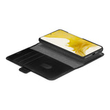 Samsung Galaxy S22+ (Plus) - dbramante1928 Lynge 2-i-1 Ægte Læder Flip Cover - Black