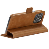 iPhone 14 Pro Max dbramante1928 Copenhagen Slim Læder Flip Cover m. Pung - Tan