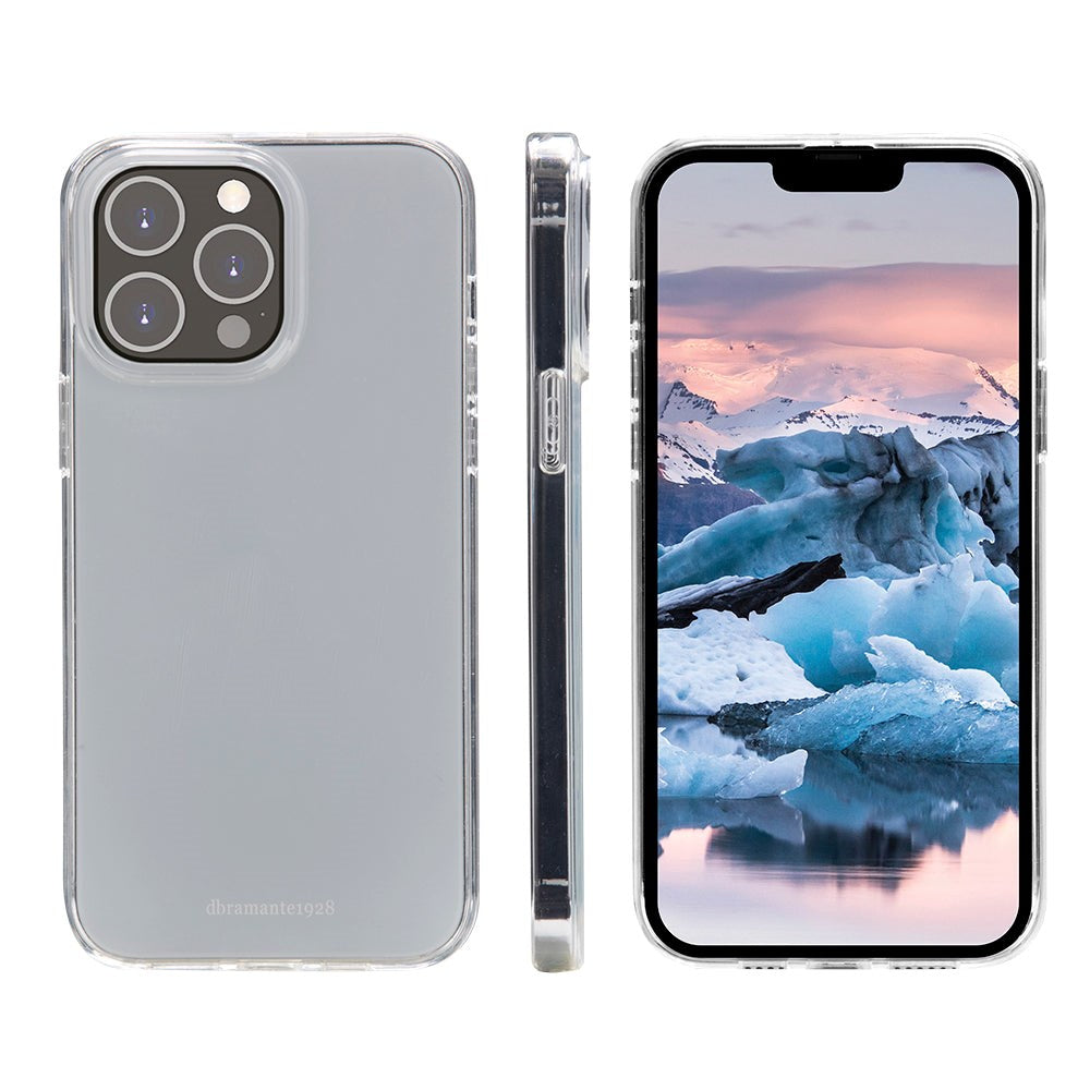 dbramante1928 iPhone 14 Pro Max Greenland Bagside Cover - 100% Genbrugsplastik - Gennemsigtig