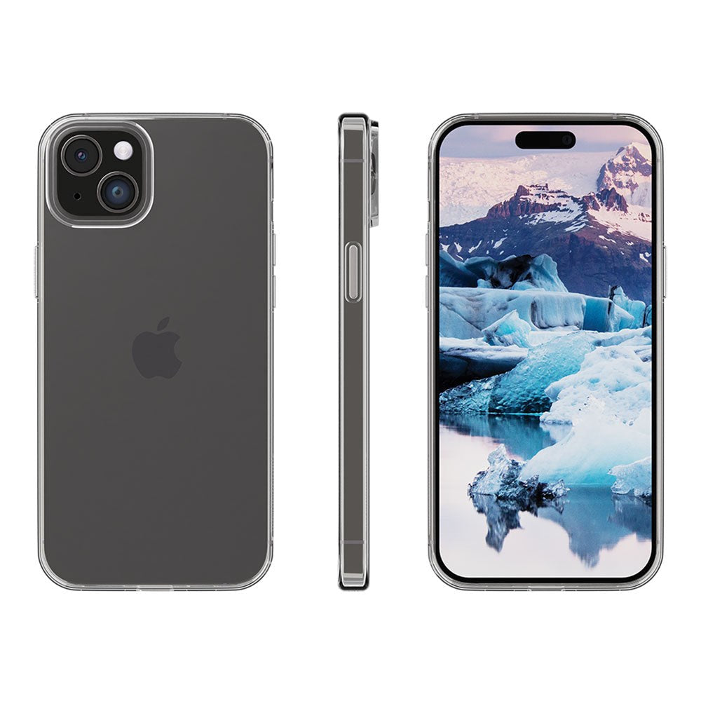 dbramante1928 iPhone 15 Greenland Bagside Cover - 100% Genbrugsplast - Clear