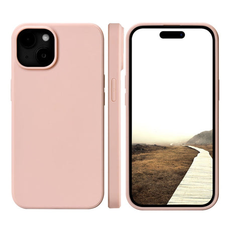 dbramante1928 iPhone 15 Greenland Bagside Cover - 100% Genbrugsplast - Pink Sand