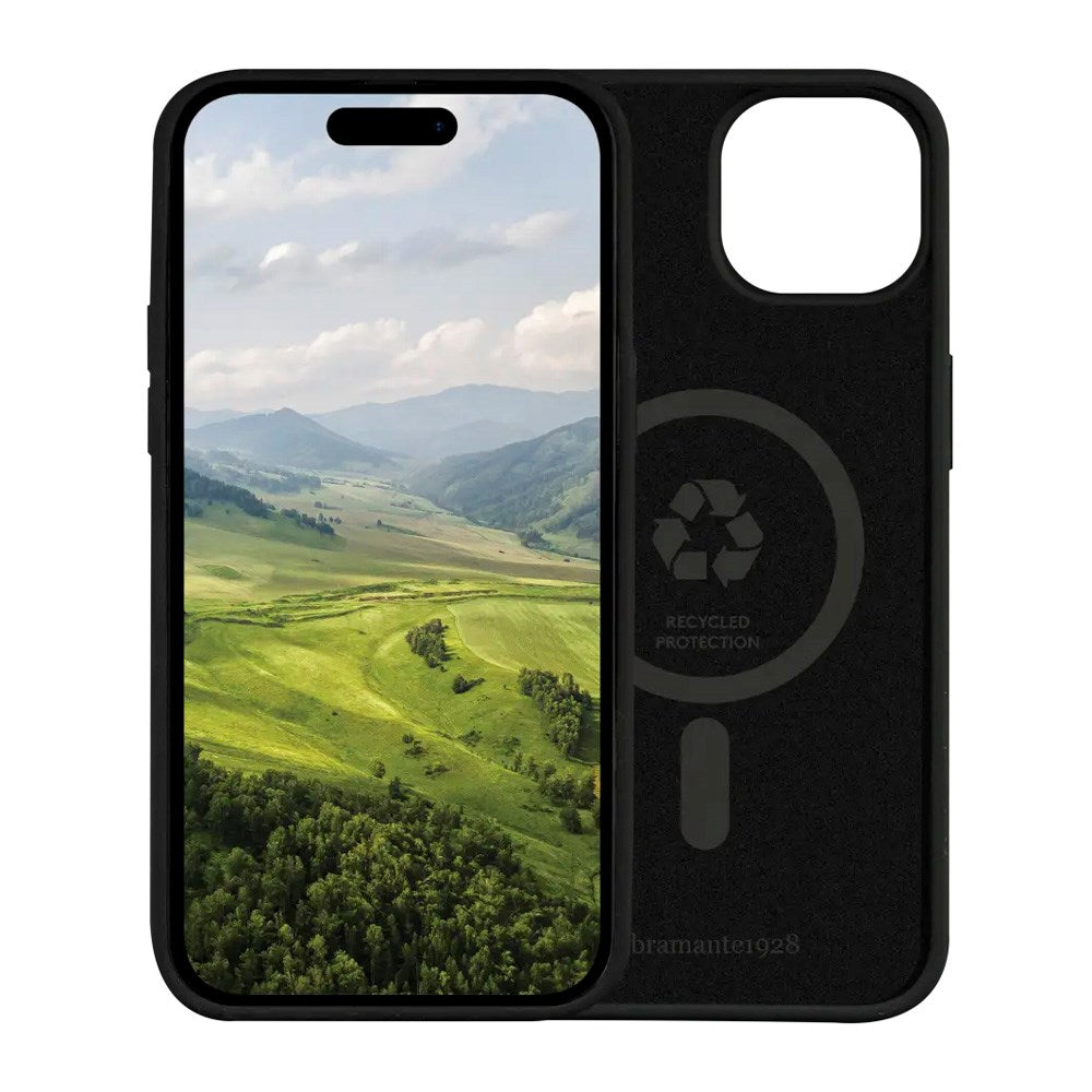 dbramante1928 - iPhone 16e / 15 / 14 / 13 Monaco Silikone Cover - MagSafe Kompatibel - Sort