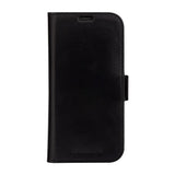 iPhone 15 Plus dbramante1928 Copenhagen Slim Ægte Læder Flip Cover m. Pung - Black