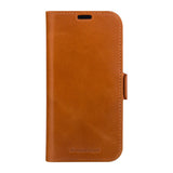 iPhone 15 Pro dbramante1928 Copenhagen Slim Ægte Læder Flip Cover m. Pung - Tan - (DEMO)