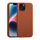 Dbramante1928 iPhone 14 / 13 Roskilde Case - 100% Ægte Læder - MagSafe Kompatibel - Tan