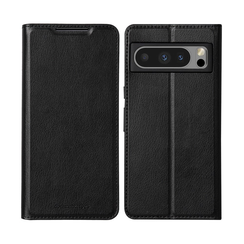 Google Pixel 8 Pro dbramante1928 Oslo Ultra-Slim Læder Flip Cover m. Pung - Sort